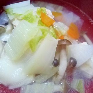 野菜☆鶏肉☆きのこ雑煮